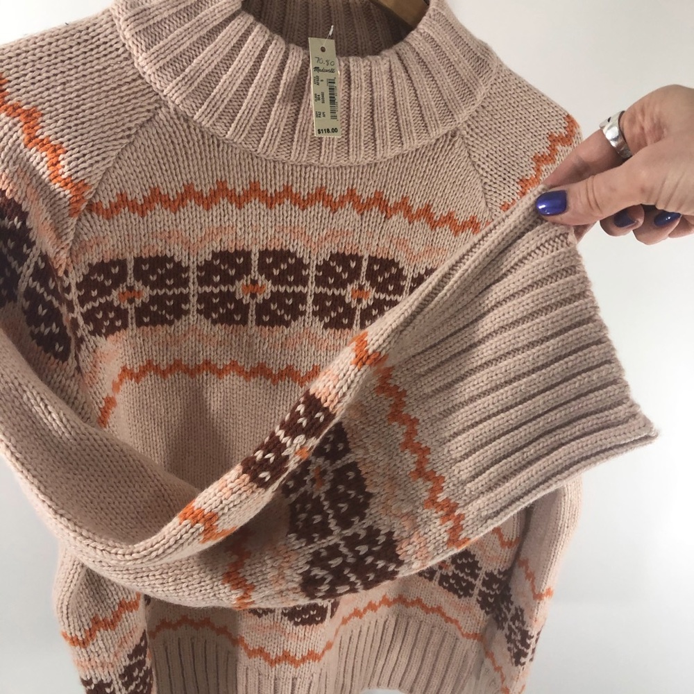 Madewell Wool Blend Chunky Knit Sweater S - Picture 3 of 8